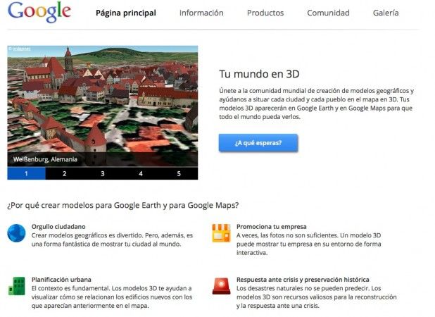 Google tu mundo en 3D