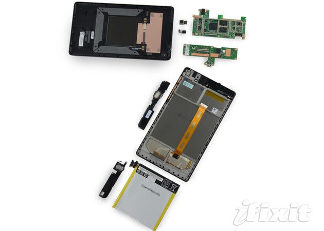 iFixit desmonta el nuevo Nexus 7 con buenas noticias