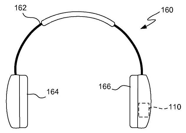 Apple auriculares con cuantificación patente