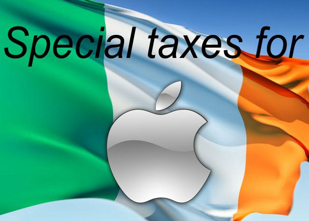 Impuestos especiales de Irlanda para Apple