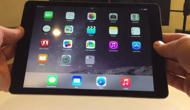 el iPad Air 2 también se dobla