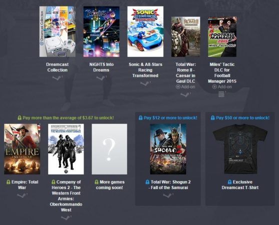 Humble Bundle con juegos de SEGA