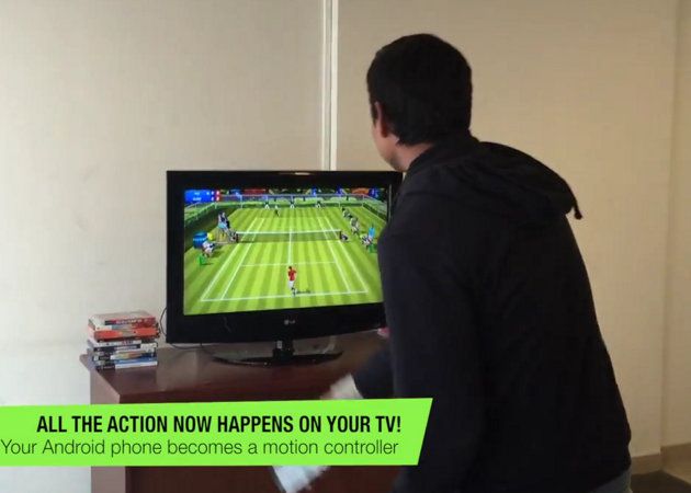 Motion Tennis Cast, juega a un juego de tenis usando un smartphone como el mando de Wii a través de Chromecast