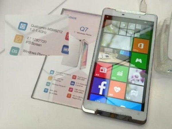 phablet con Windows Phone 8.1