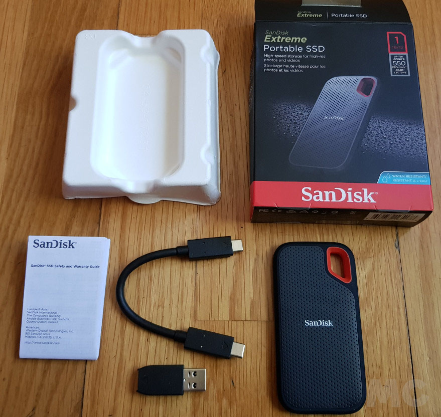  SanDisk Unidad de estado sólido portátil Extreme de 1 TB :  Electrónica