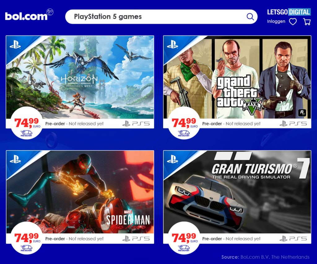 El precio de los juegos de PS5 se descontrola hasta los 74,99 euros