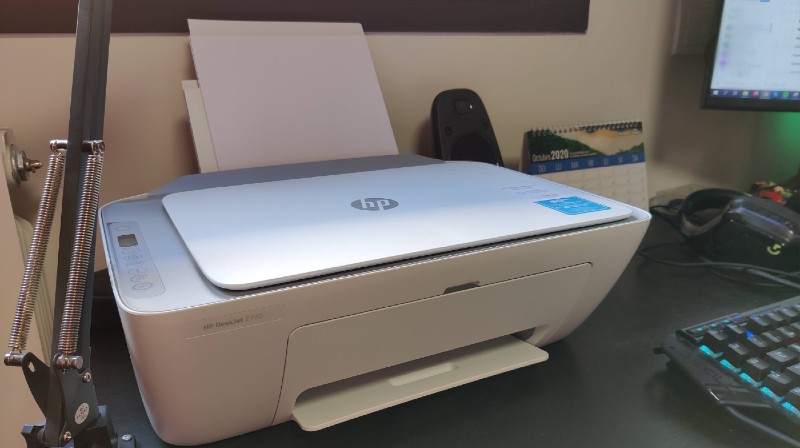 HP DESKJET 2720e WITH HP+ LEARN HOW TO LOAD PAPER TRAY AND COMPLETE  ALIGNMENT HEAD 