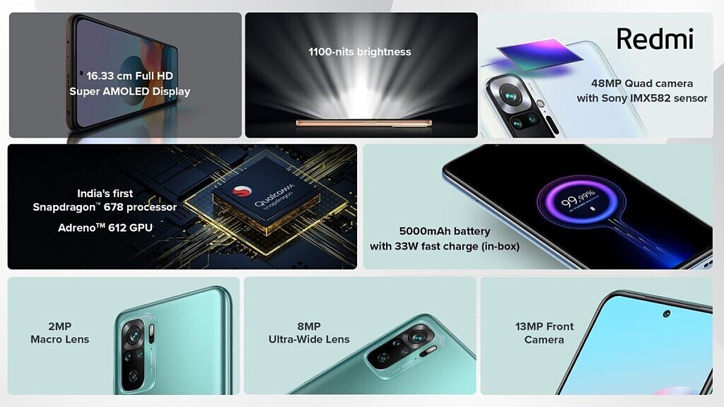 Xiaomi Redmi Note 10 : Caracteristicas y especificaciones