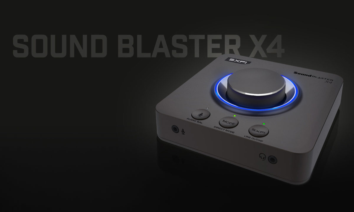 Sound Blaster X4 Tarjeta de sonido PC