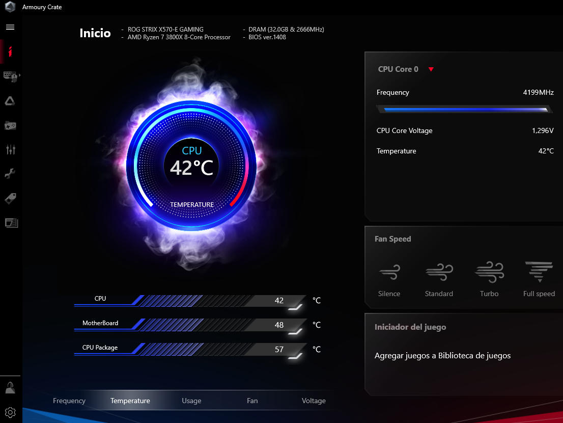 temperatura de un PC