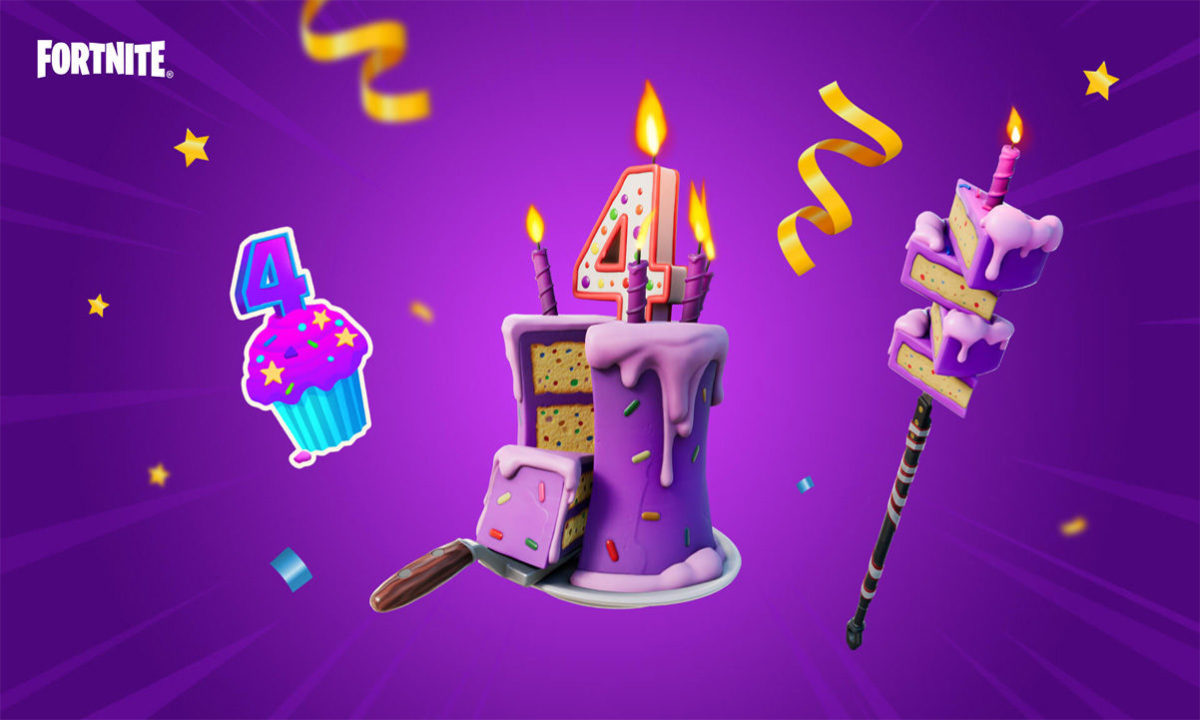 Recompensas Cumpleaños Fortnite 4 Aniversario