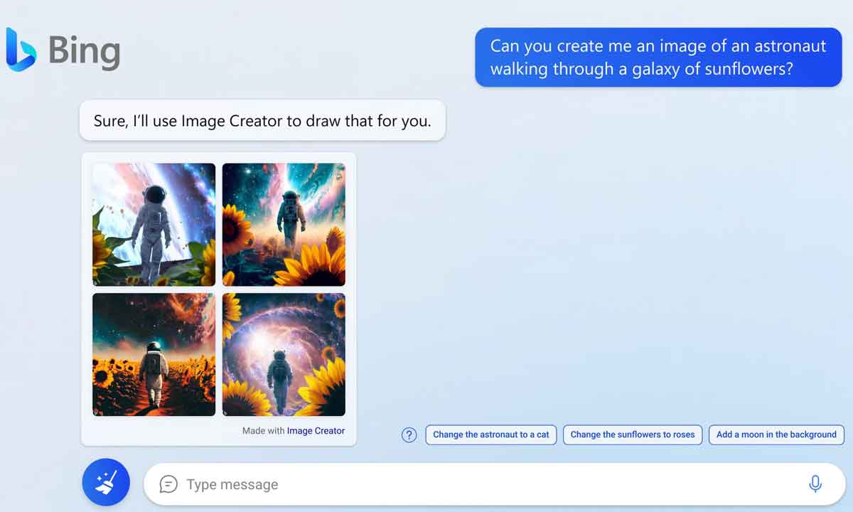 Bing ahora te permite crear imágenes con DALL-E