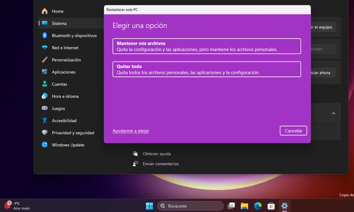 Reinstalar Windows 11