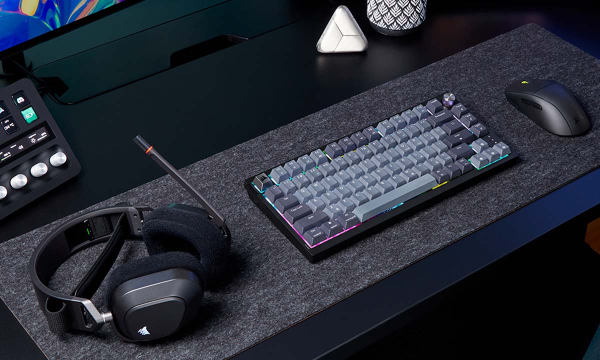 CORSAIR K65 PLUS Wireless, 75 % para los más gamers