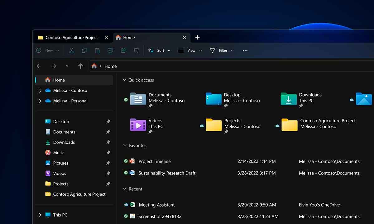 El Explorador de Archivos de Windows soportará control de versiones