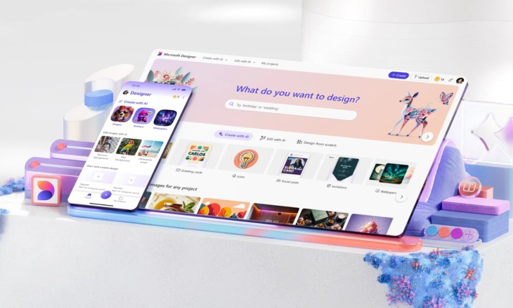 Microsoft Designer llega en versión estable a Android y iOS