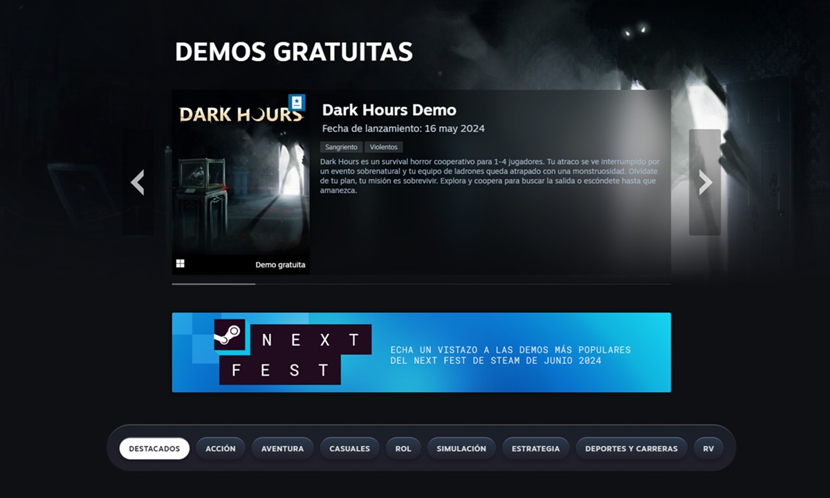 demos steam mejoras