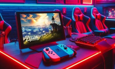 Nintendo Switch 2 IA generada salón