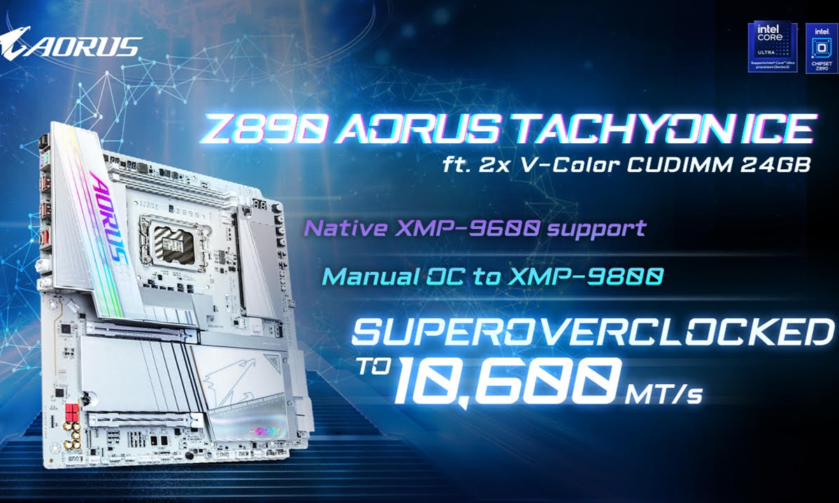 GIGABYTE Z890 AORUS TACHYON ICE