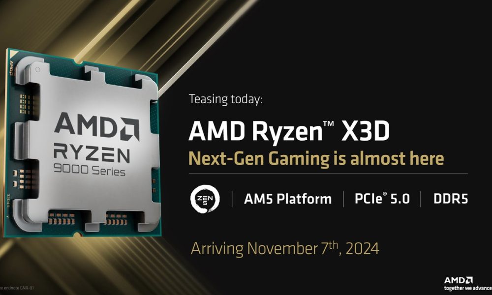 Los Ryzen 9000 bajan de precio, los Ryzen 9000X3D llegarán el 7 de noviembre