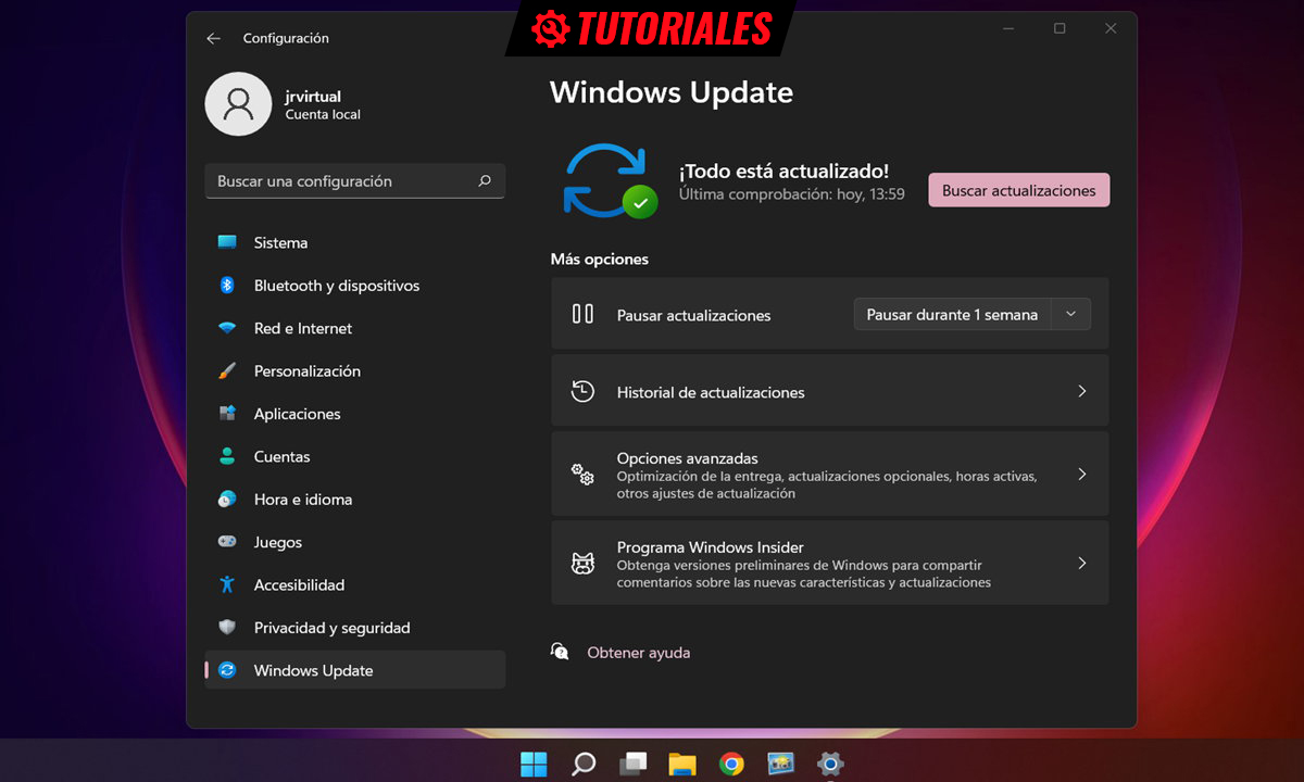 actualizaciones automáticas de Windows