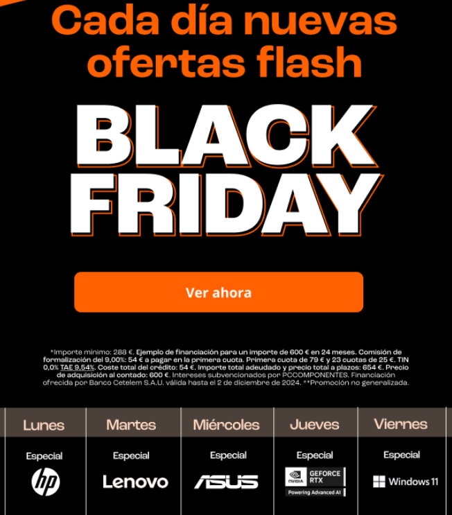 Ofertas Flash del Black Friday 2024